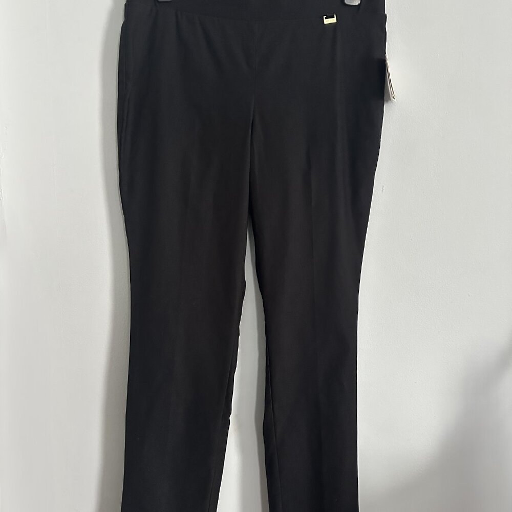 NWT Anne Klein trouser black volume pants - Picture 8 of 9